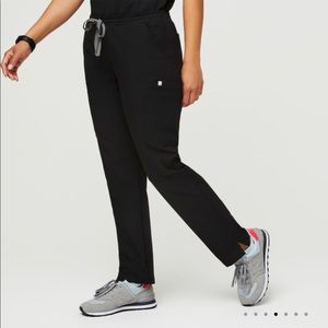 XS Black FIGS Yola Skinny Scrub Pant